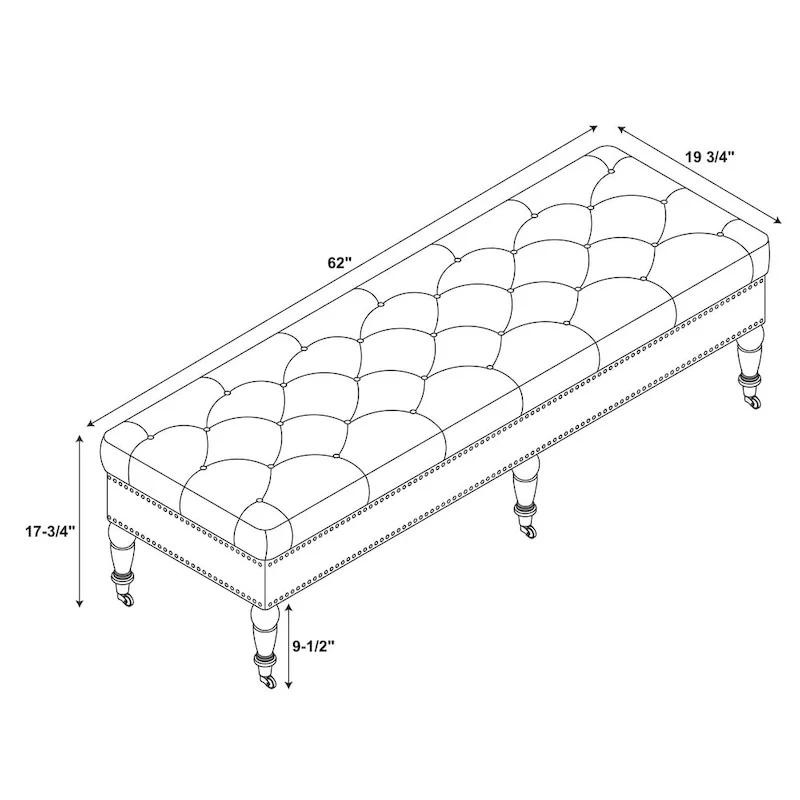 Copper Grove Pereislav 62-inch Tufted Pink Bench