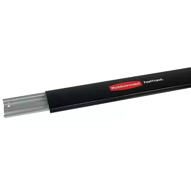 Rubbermaid FastTrack Steel Horizontal Wall Rail & Vertical Hanging Wall Hook