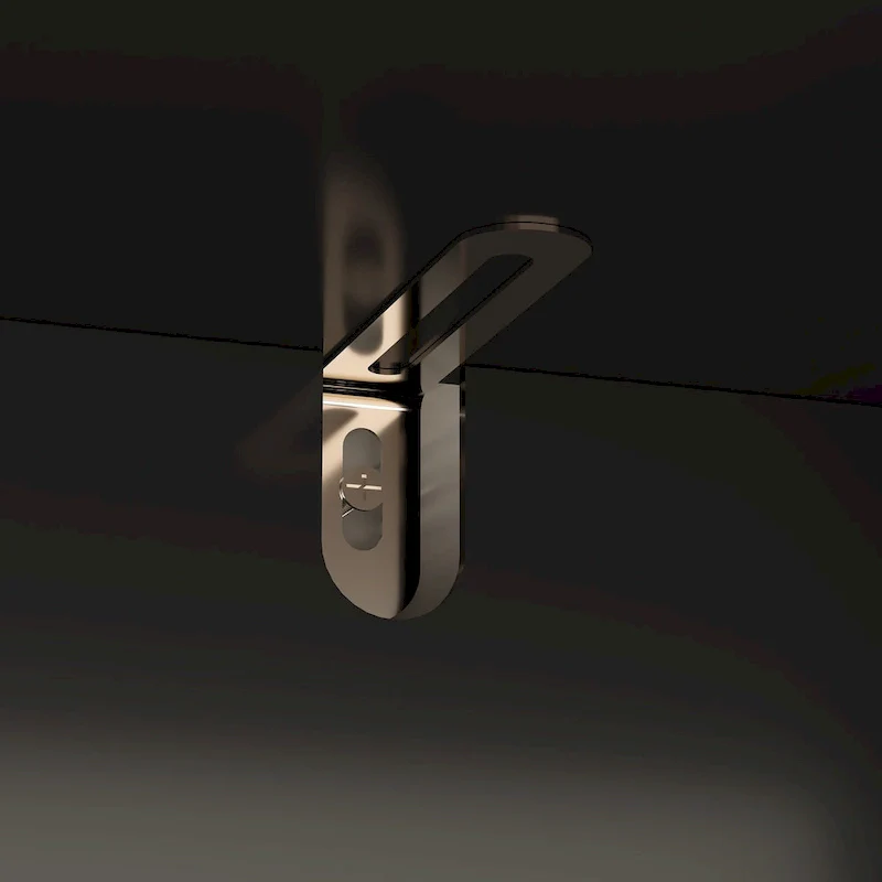 White Lacquer Dresser 6 Drawer Dresser with Metal Handle and Legs