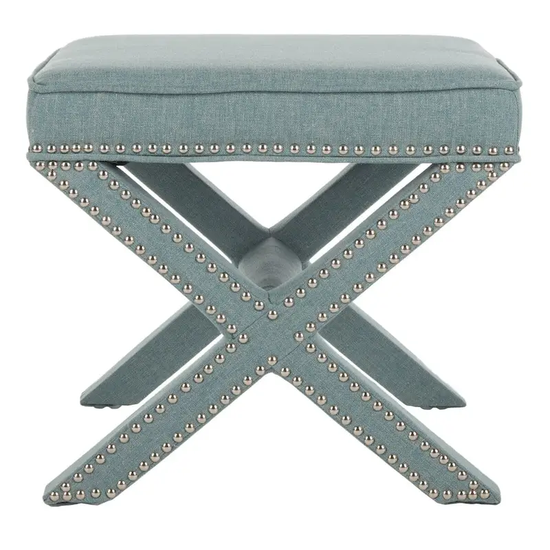 SAFAVIEH Shavonne X-Bench Ottoman