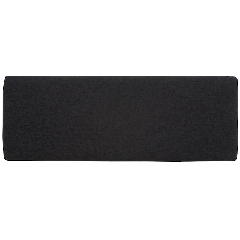 SAFAVIEH Yael Open Shelf Bench with Cushion - 42  W x 15  D x 18  H - 42Wx15Dx18H