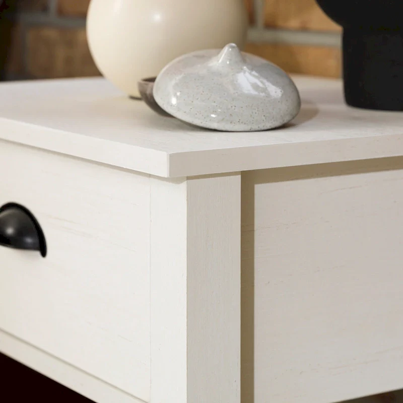 One-Drawer Farmhouse Nightstand, Set of 2