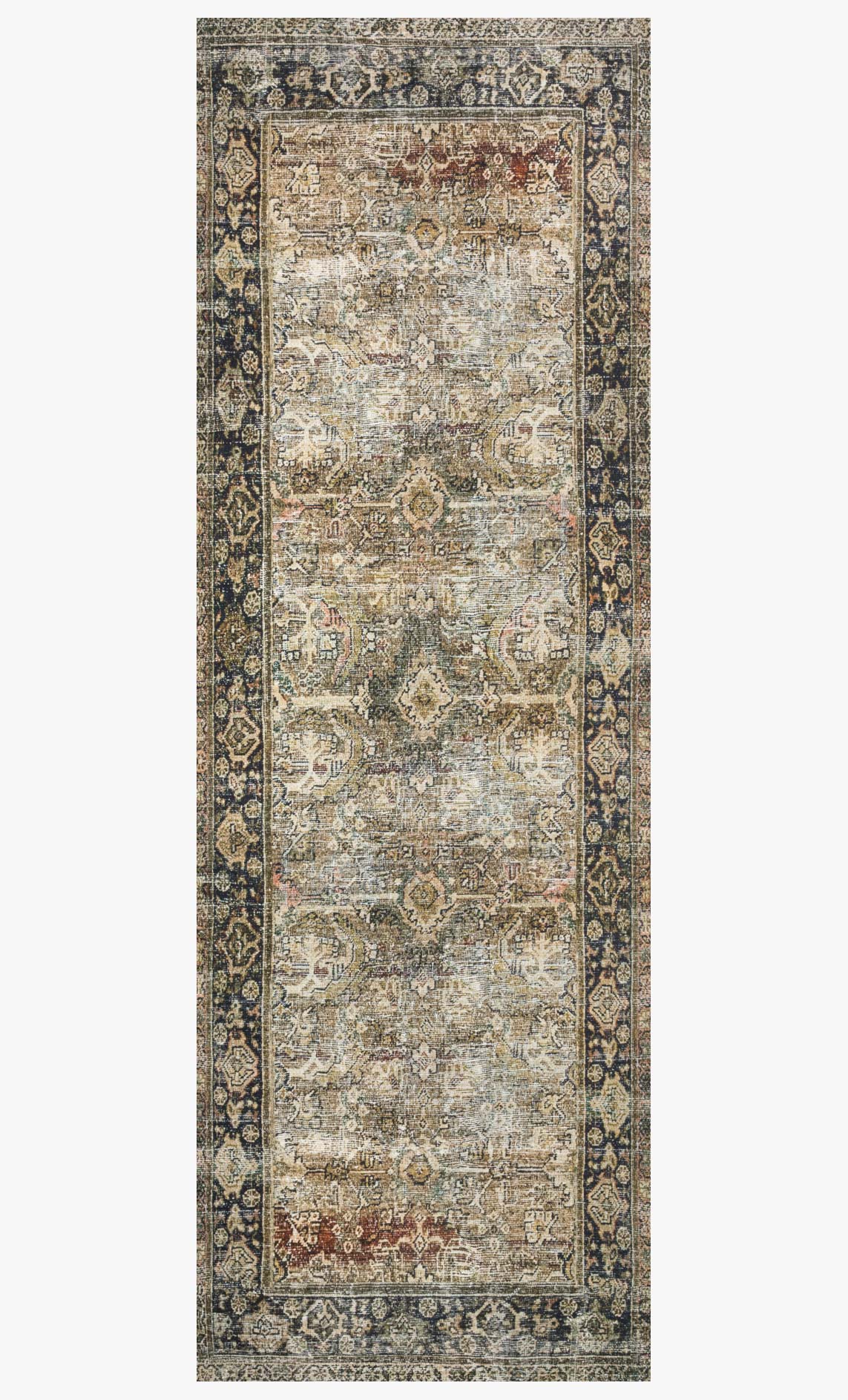Layla Olive Charcoal Rug