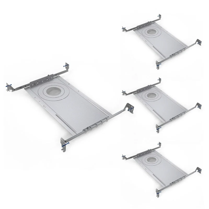 Bulbrite Pack of (4) 24  Metal Mounting Bracket for 3/4/6  Recessed Downlights - Recessed Downlights