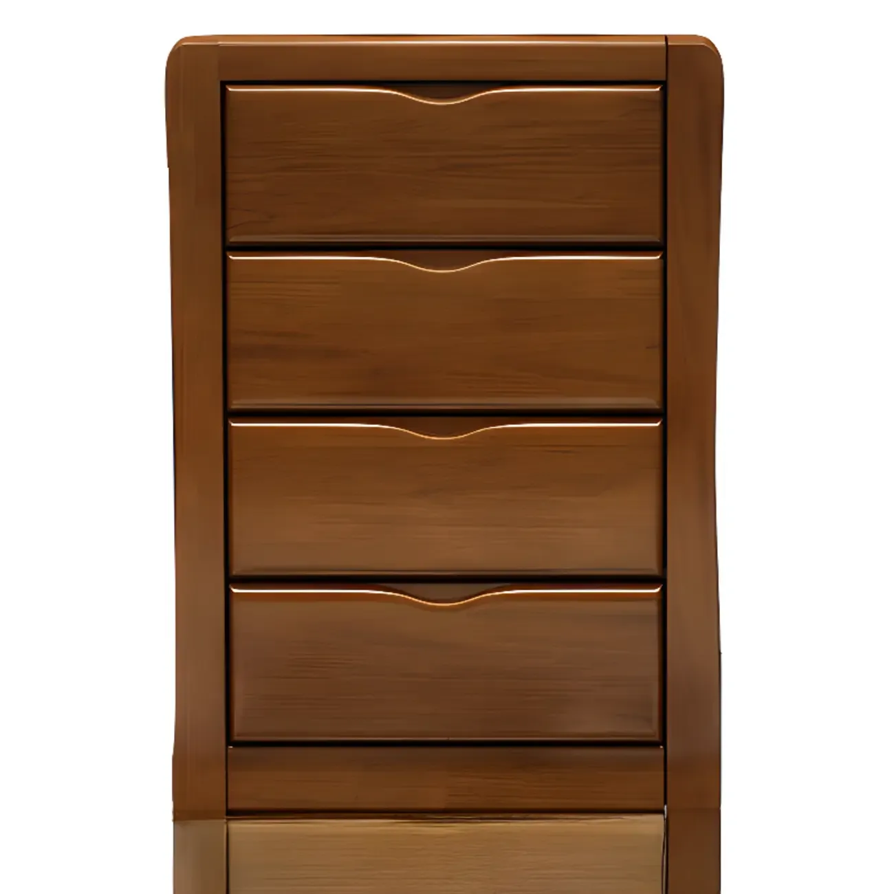 Classic Rubberwood Double Dresser with 9-Drawers