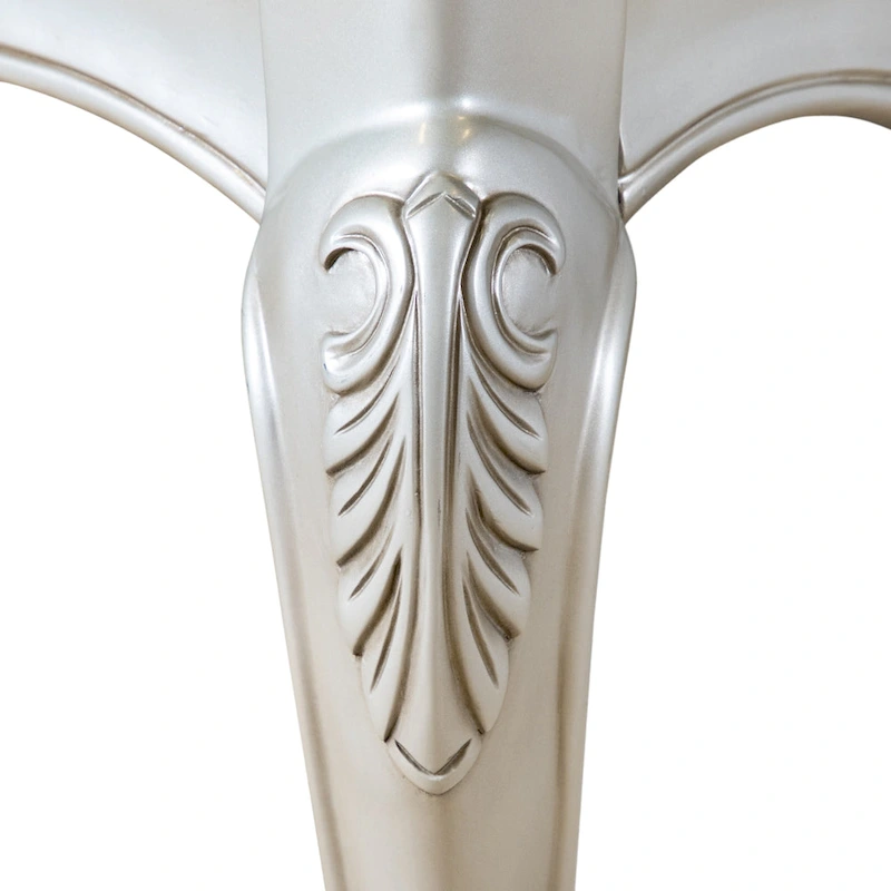 Furniture of America Clarissa Traditional Solid Wood Coffee Table with Carved Legs