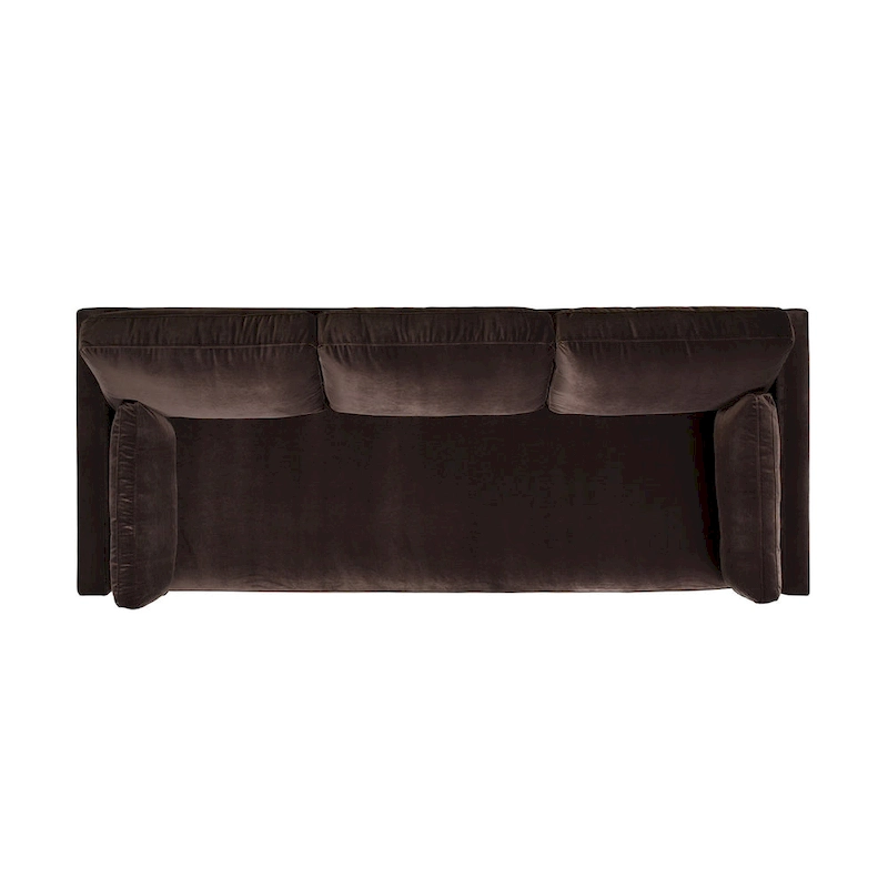 Knox 84 Modern Farmhouse Velvet Track Arm Sofa
