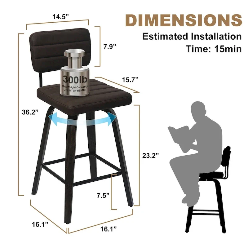 Swivel Bar Stools Bentwood Counter Height Bar Stools