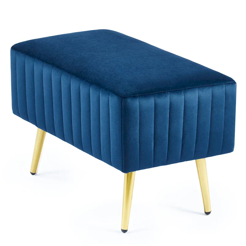 CO-Z 24-inch Modern Upholstered Entryway Bench with Velvet Seat