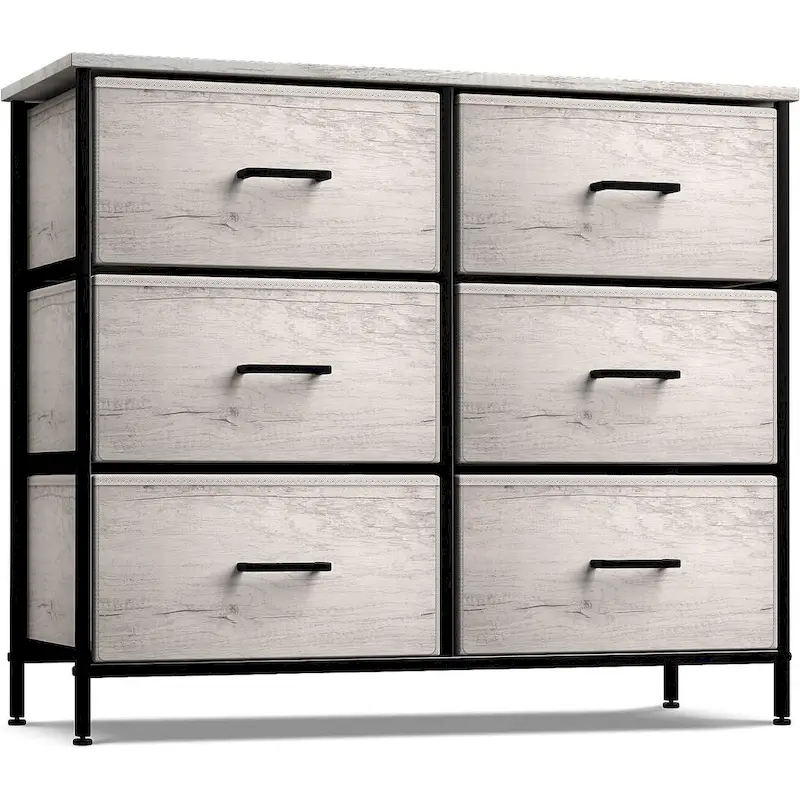 Dressers for Bedroom with 6 Drawers, Chest of Drawers for Bedroom