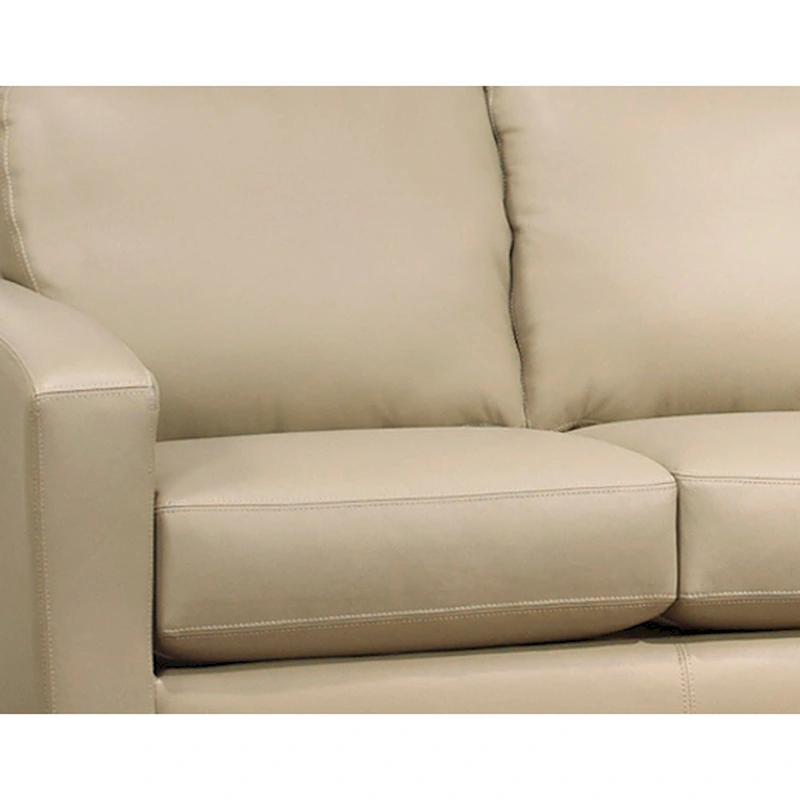 Bryce Italian Top Grain Leather Sofa, Loveseat and Chair Set