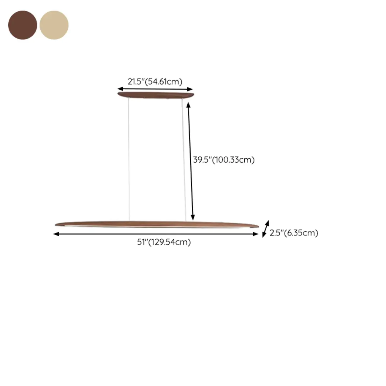 Modern Dimmable LED Adjustable Wood Island Pendant Light