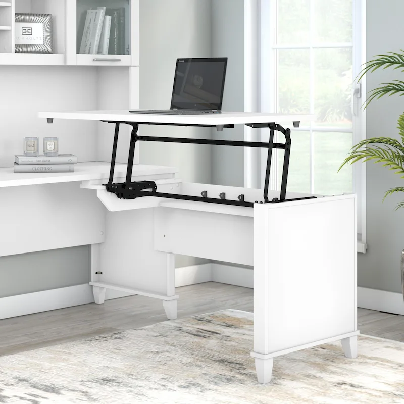 Bush Furniture Somerset 42W 3 Position Sit to Stand Return