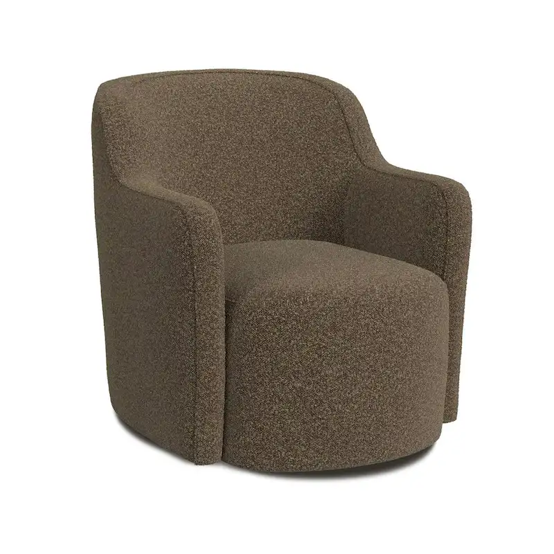 HomePop Upholstered Swivel Accent Chair