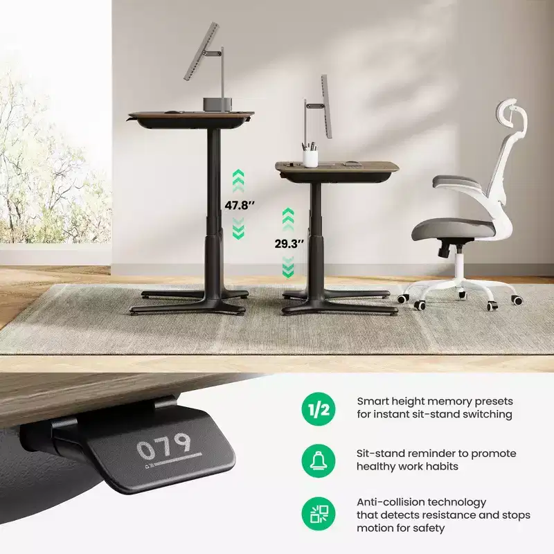 LumiDesk All in 1 Electric Height Adjustable Desk  Smart, Modular & Ergonomic