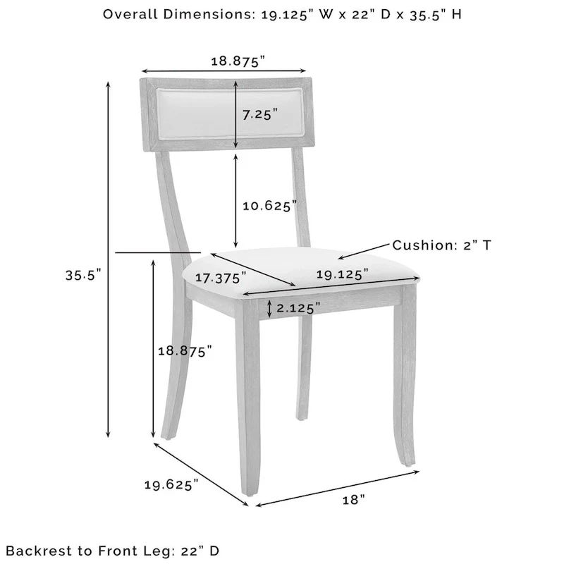 4-Piece Dining Chair Set- 4 Chairs