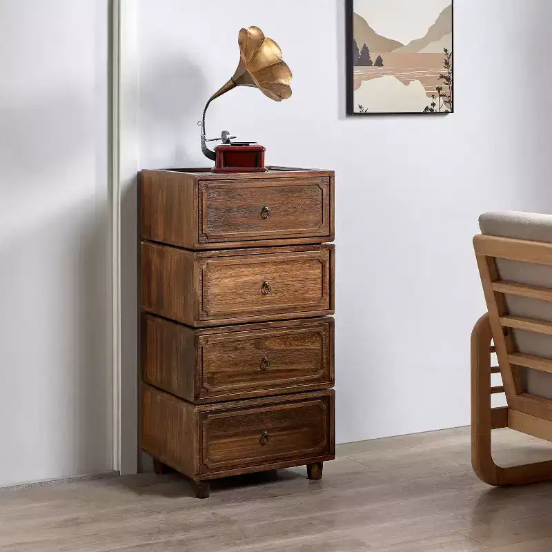 Oddone 2 - Drawer end table Set of 2 With Modular Design| ART OF LIVING DESIGNS