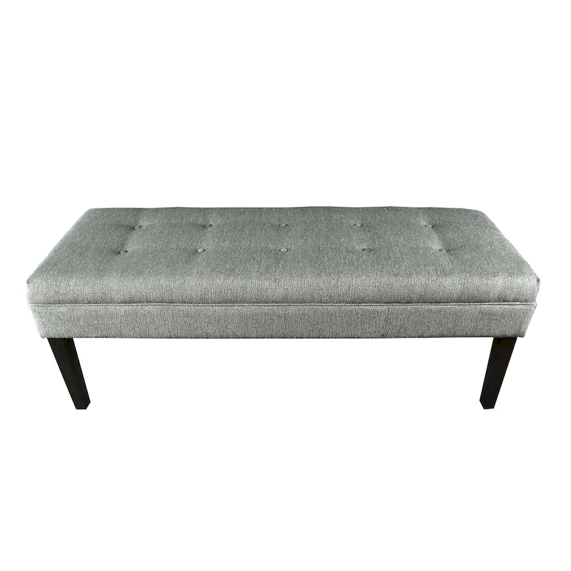 Kaya Button Tufted Upholstered Long Bench