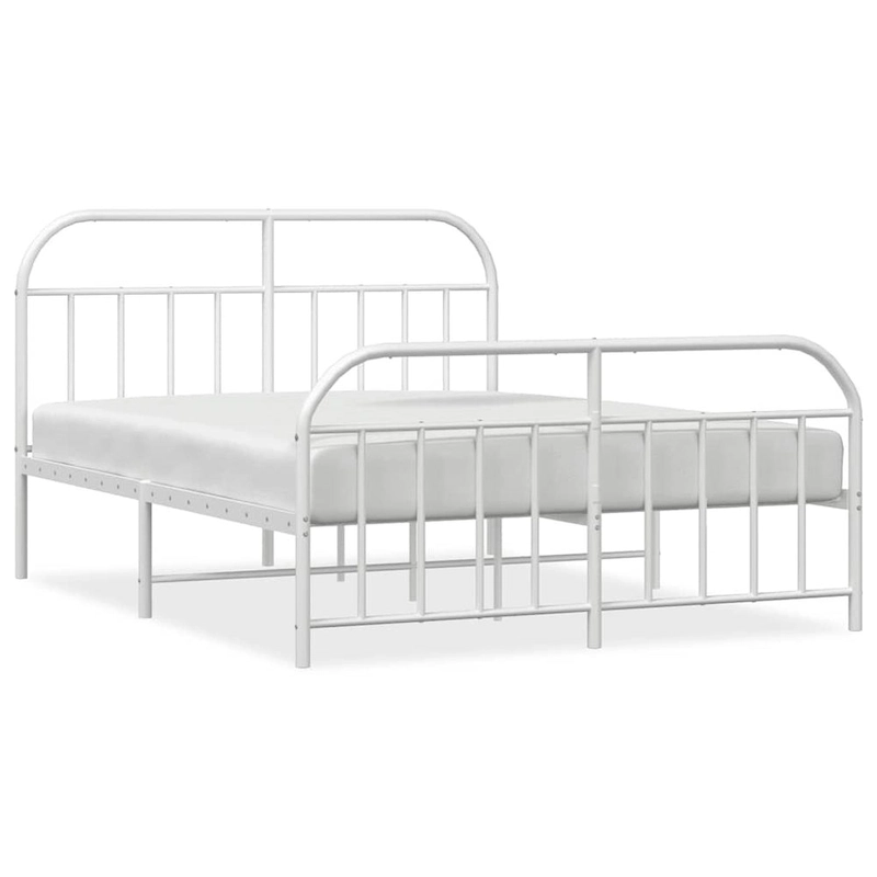 vidaXL 12 Inches Metal Bed Frame No Mattress