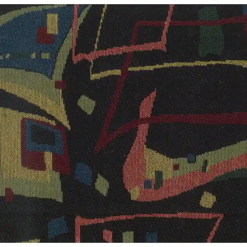 Bali Rattan Swivel Rocker with Tapestry Cushion