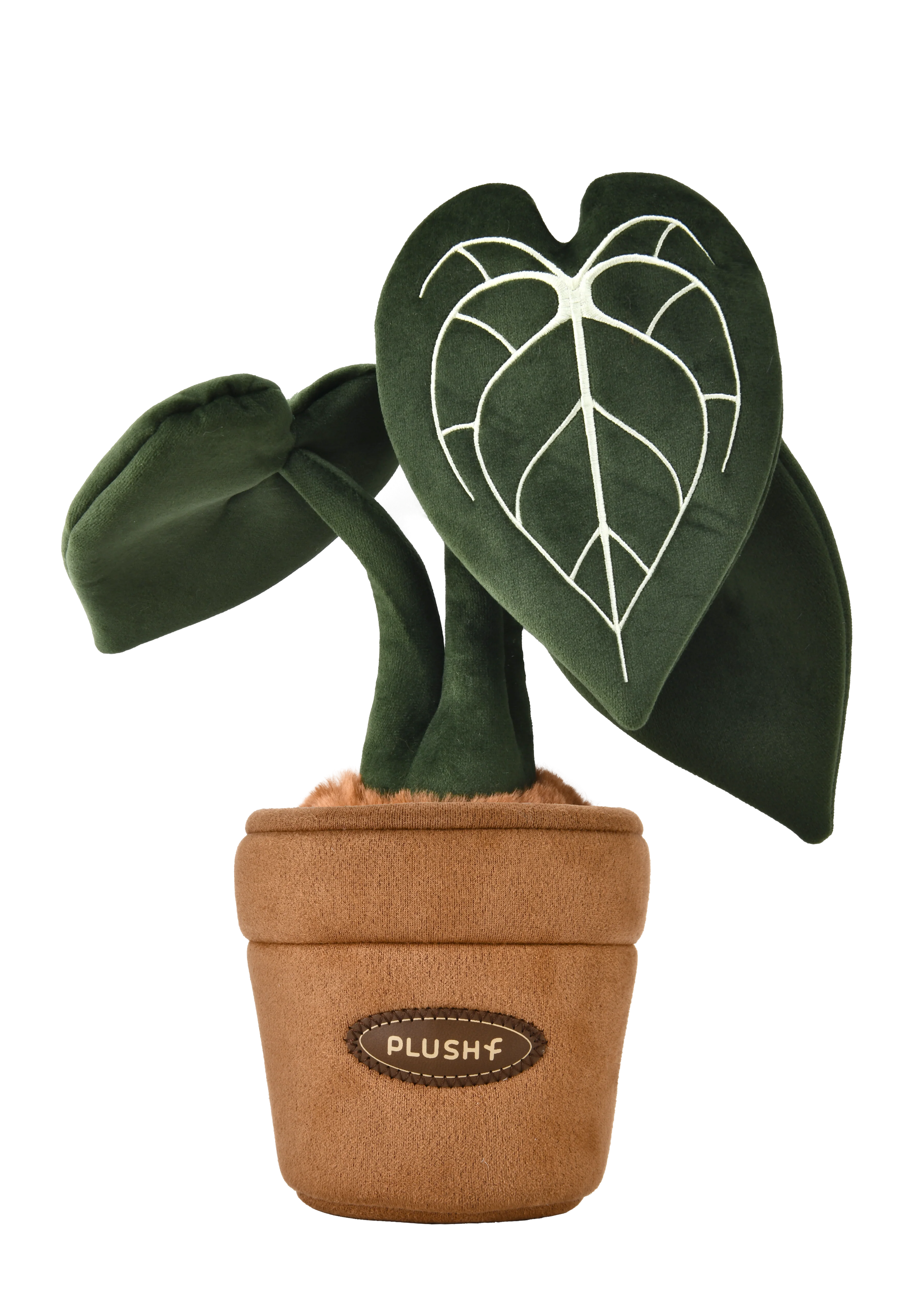 PlushWoods Klein Anthurium Plant Plush With Pot 25cm