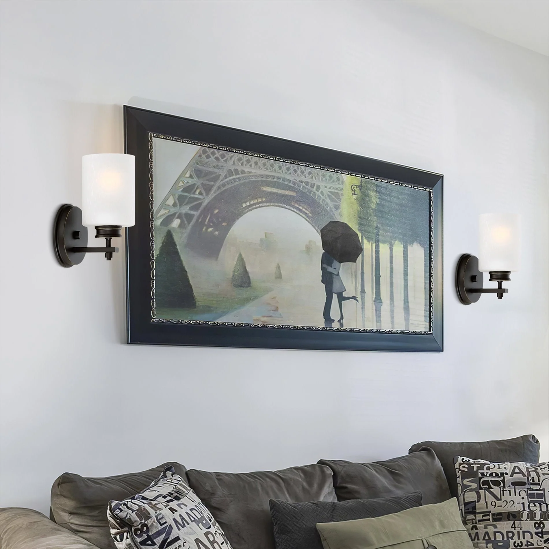 Phoebe 5 Frosted Seeded Glass Shades / Replacement Glass, 3-Pack