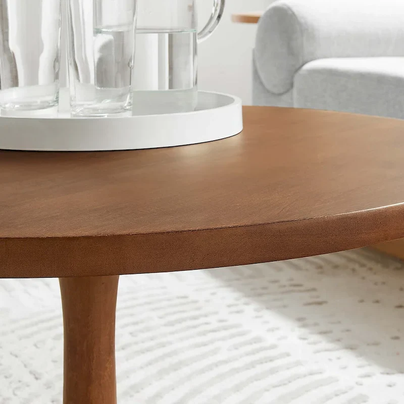 Lina 30 Round Wood Coffee Table