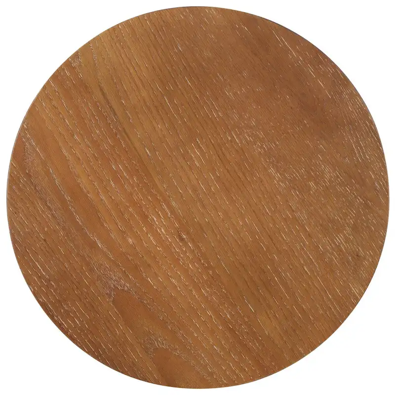 Accent Table - Oak Veneer, Natural Wood Grain, 20W x 20D x 22H