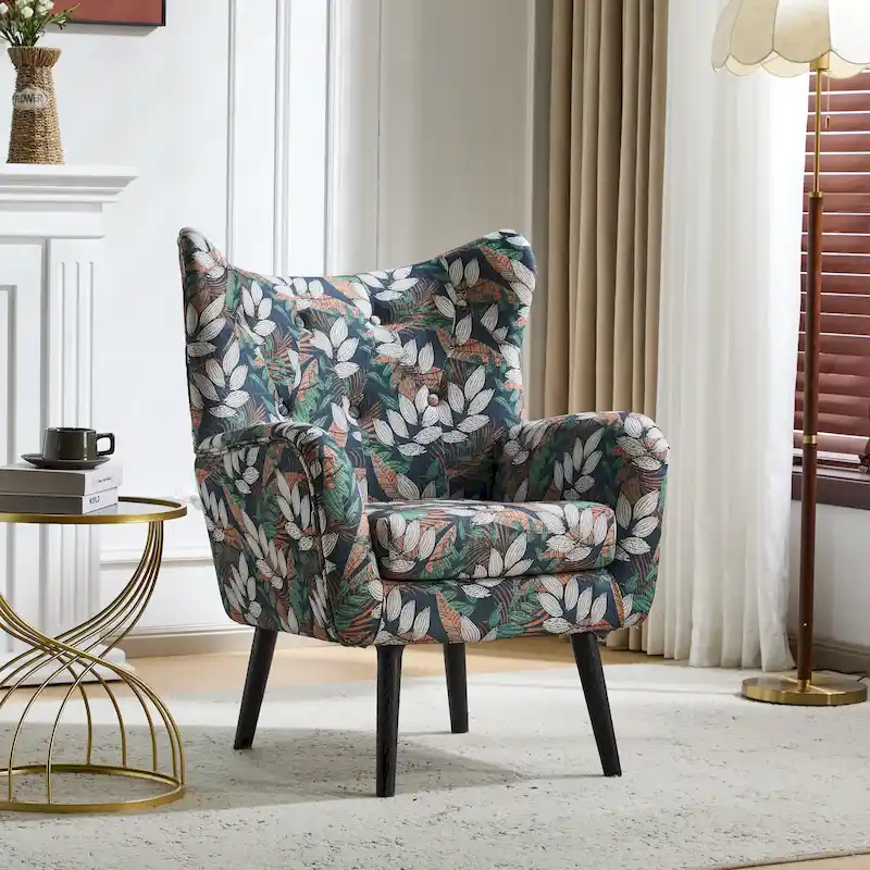 Alyssa Mid-century Upholstered Arm Chair by Christopher Knight Home - 30.25D x 34.25W x 39.75H