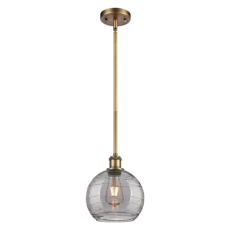 Innovations Lighting 516-1S-10-8 Athens Deco Swirl Pendant Athens Deco