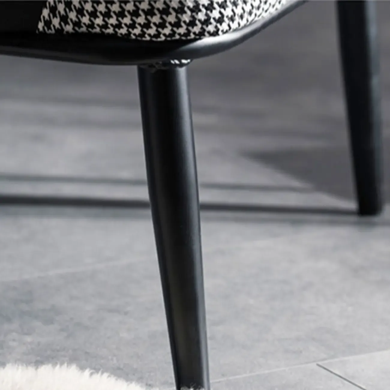 Modern Barrel Chair Faux Leather Living Room