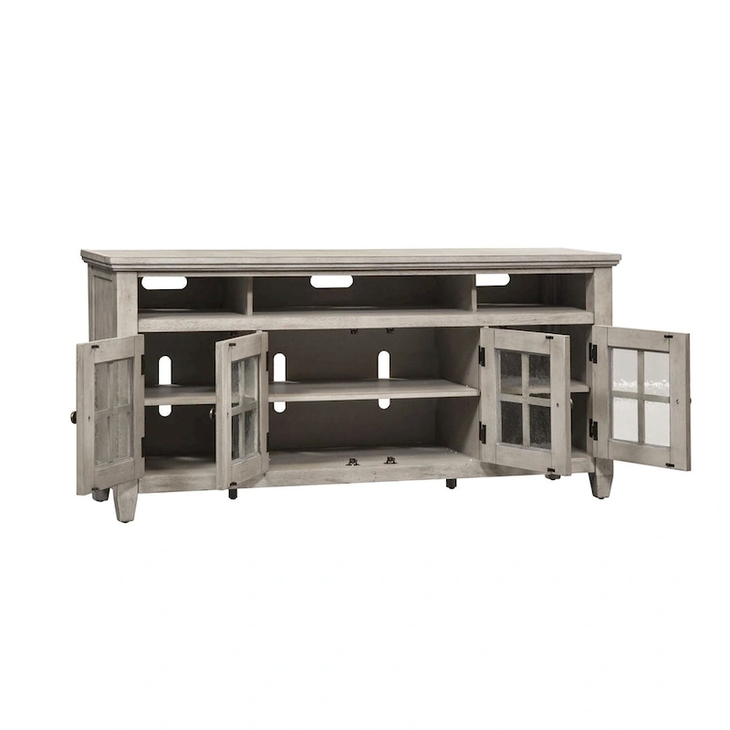 Heartland Antique White Tobacco Entertainment Center