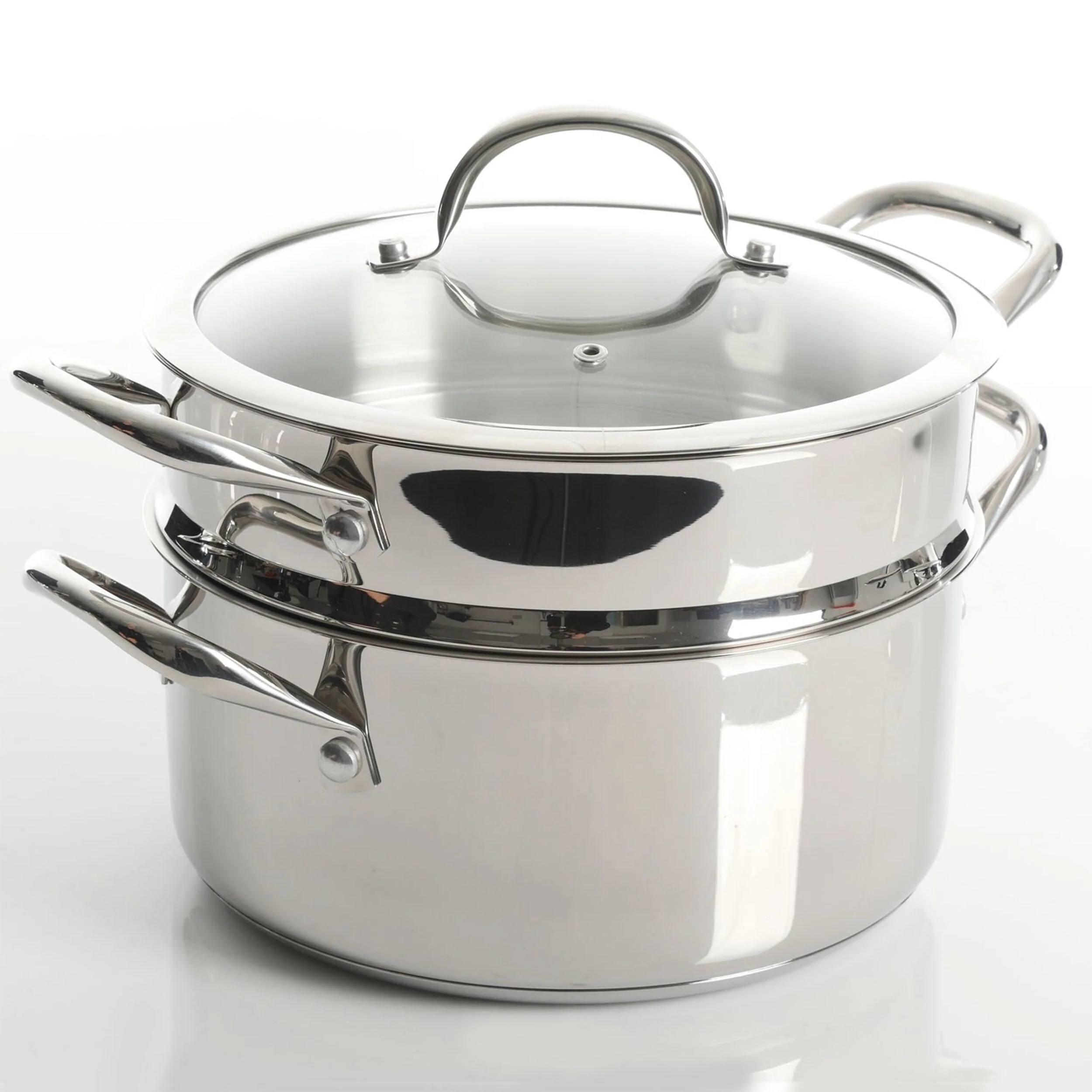Heavy Duty Stainless Steel Cookware 10 Piece Set
