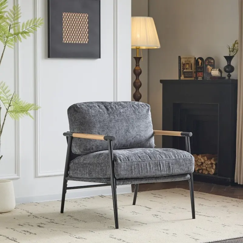 27.56 Modern Accent Chair with Plush Cushions