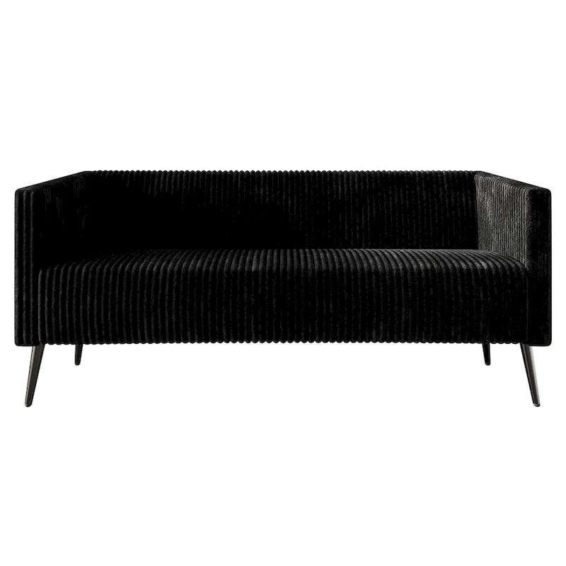 CraftPorch Corduroy Modern and Glamorous Velvet Upholstered Sofa