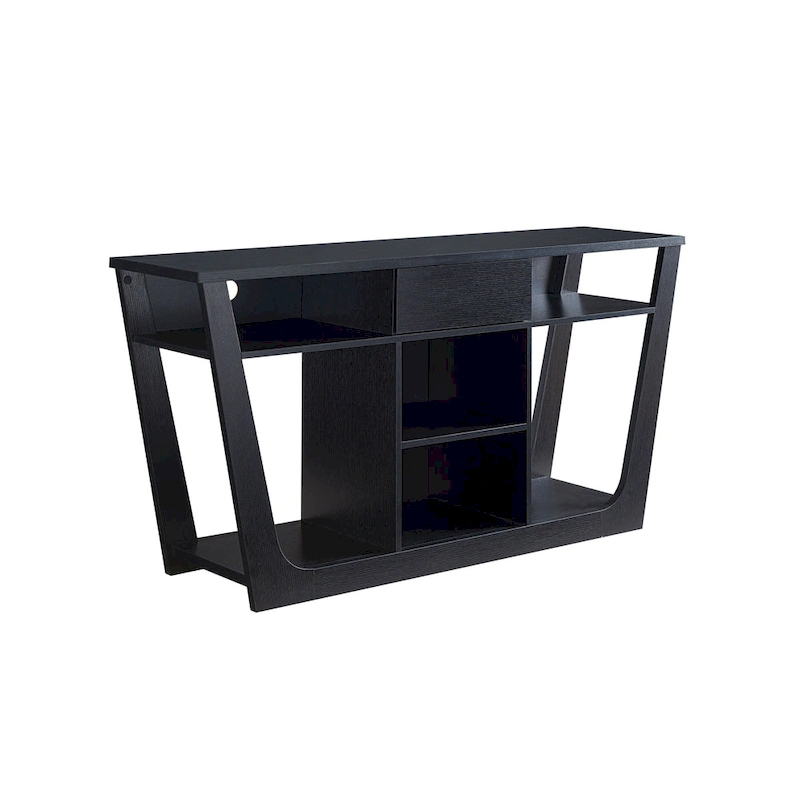 Dionte Modern 60-inch 6-Shelf 1-Drawer TV Console by Furniture of America