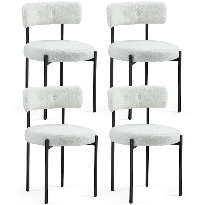 AVAWING Dining Chairs Mid-Century Modern Kitchen Chairs Set of 4