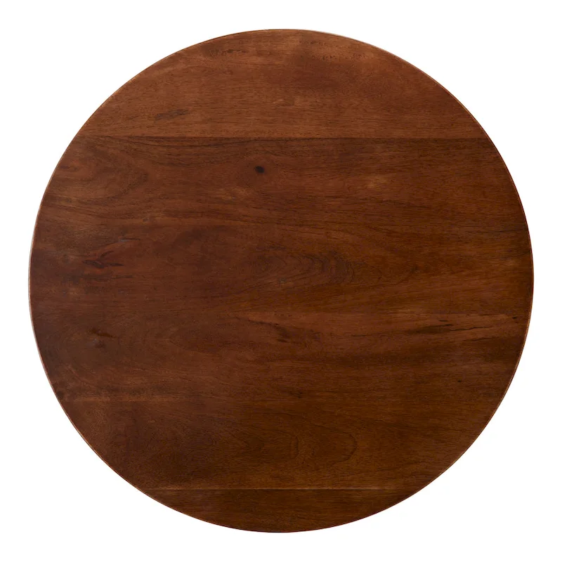 Round Wood Side Table