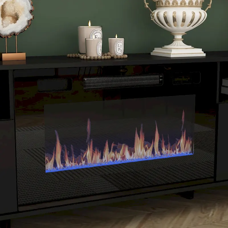 Fireplace TV Stand Electric Fireplace TV Console w/Remote Control