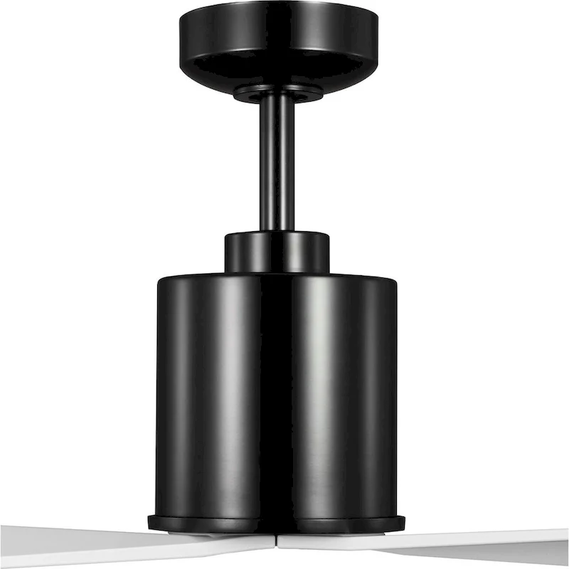 Paso Collection 60-in Three-Blade Black Luxe Industrial Ceiling Fan with 3 Speed Remote Control - 60 in x 60 in x 15.5 in