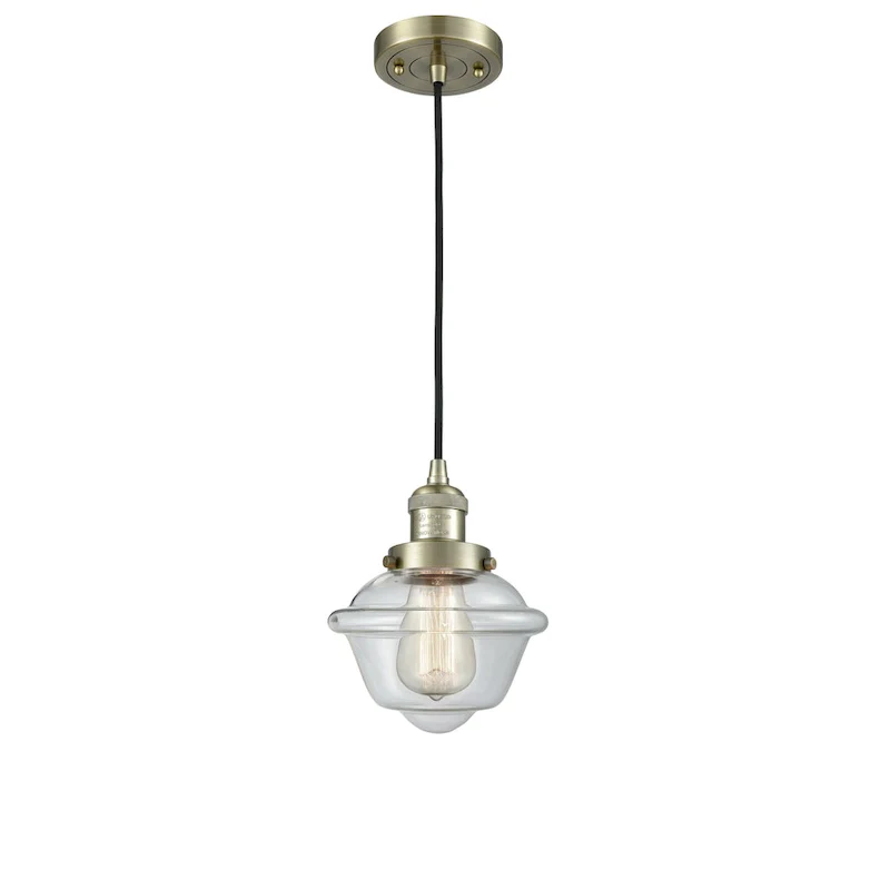 Innovations Lighting Franklin Restoration Oxford - 1 Light 8  Cord Hung Mini Pendant