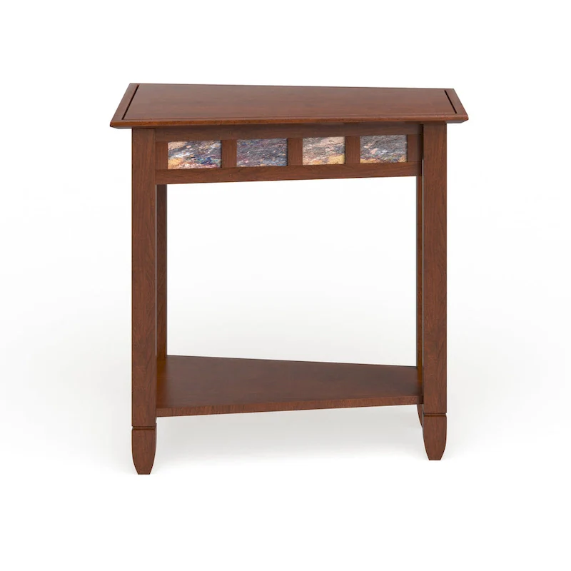 Leick Home Ixia Recliner Wedge End Table