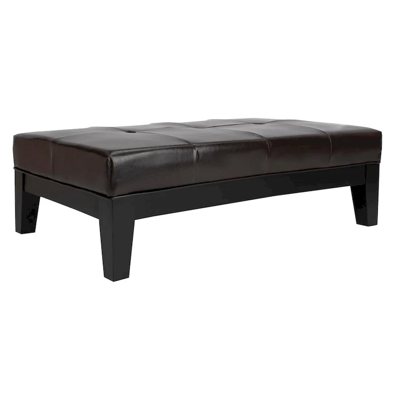 SAFAVIEH Kirsten Solid Wood Cocktail Ottoman