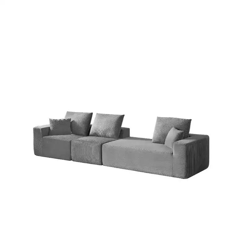 Whisen Modular Sectional Sofa with Chaise, L Shaped Cloud Couch, No Assembly Required