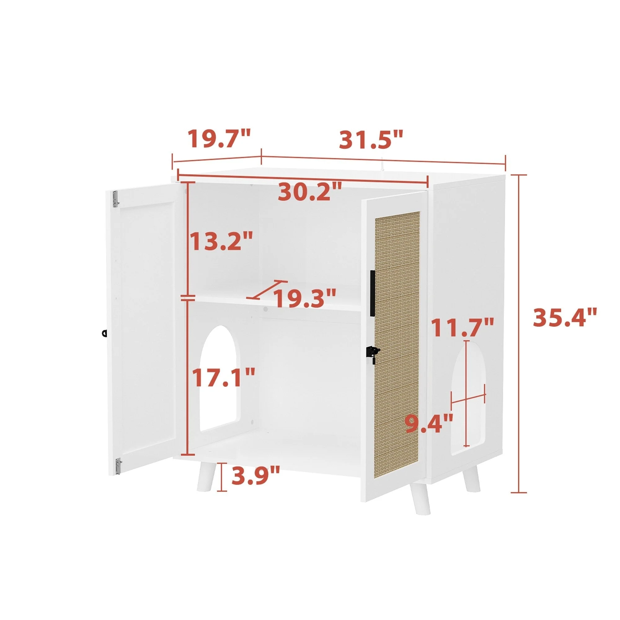 Litter Box Enclosure Cat Litter Box Furniture End Table Sofa Tbale