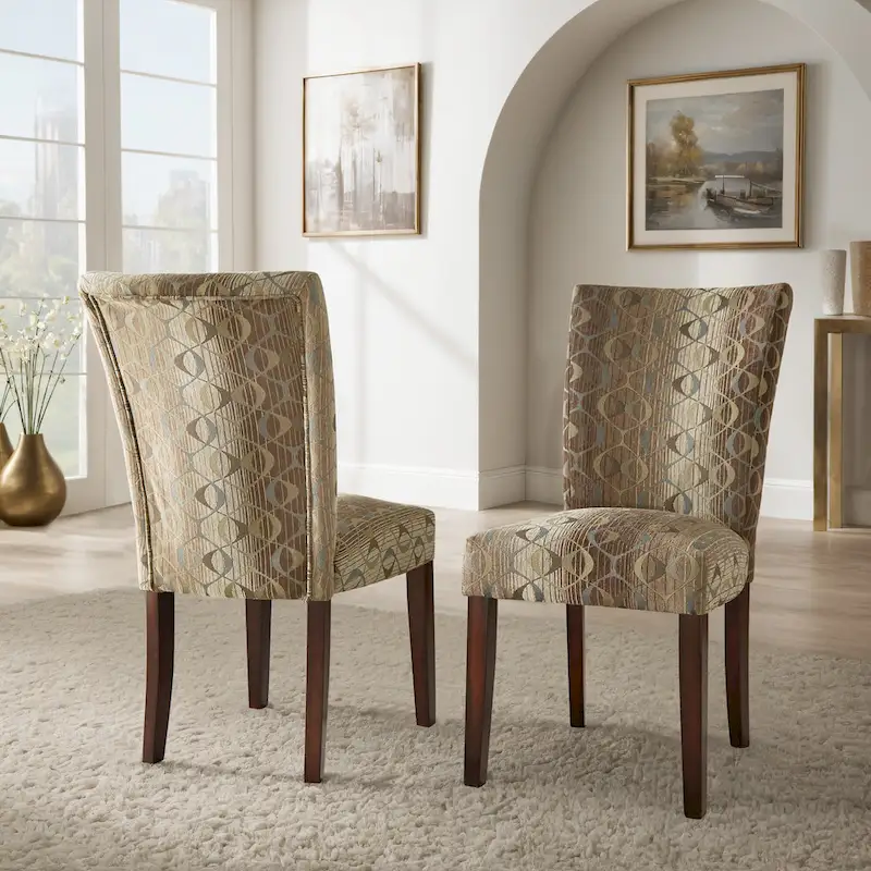 Print Dining Side Chairs (Set of 2)