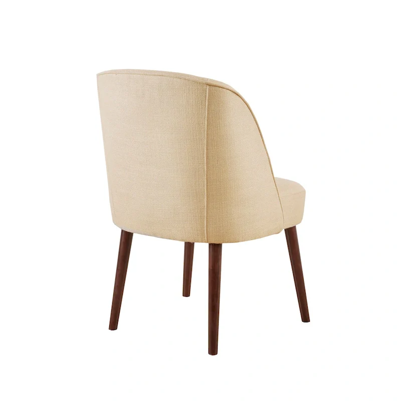Natural Rounded Back Dining Chair - 22.25w x 24.5d x 34.6h