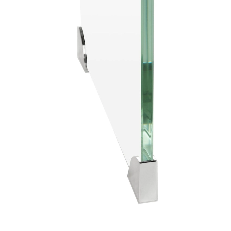 SAFAVIEH Modena Ombre Glass Console Table - Clear / Blue - 43.3 x 13.8 x 29.5 - 43Wx14Dx30H