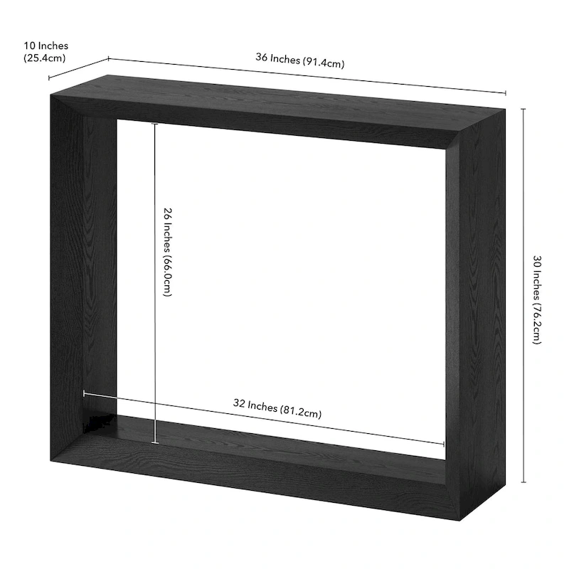 Osmond 36  Wide Rectangular Console Table - 36  Wide