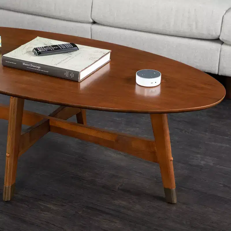 Rhoda Midcentury Modern Coffee Table - Brown - SEI